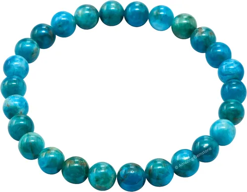 Vista 643 de Amazing Gemstone Crystal Bracelet for Women Men's Gifts - Protection Healing Crystal Bracelet - 8mm Gemstone Beaded Stretchable Bracelet Pulseras