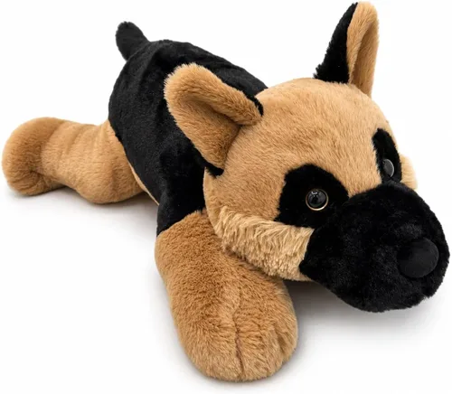 Vista 15 de MorisMos German Shepherd Stuffed Animal, 32 Inch Giant Stuffed Dog Plush Pastor alemán