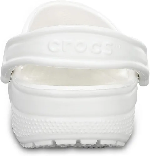 Vista 8 de Zuecos clásicos Crocs unisex para adulto, Blanco, 9 mujer/7 hombre