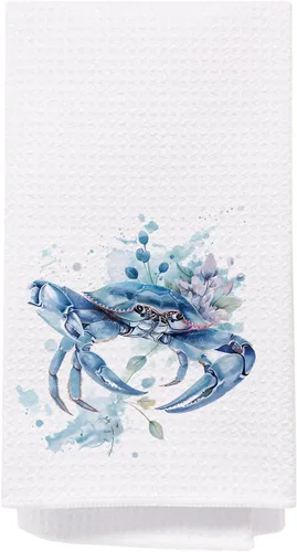 Vista 7 de SPBL&L Toallas de Cocina de Langosta - Decoración de Langosta, Toallas de Mano Náuticas para Baño, Toallas de Platos Costeras Náuticas de Playa