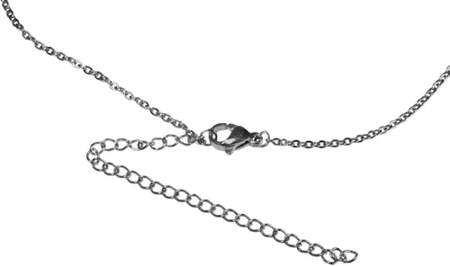 Vista 5 de Clayton Jewelry Collar de acero inoxidable con flor de loto