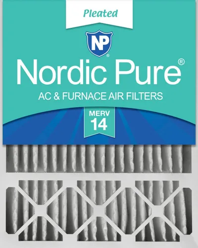 Vista 25 de Nordic Pure 16x25x5 (15_3/4 x 24_3/4 x 4_3/8) Honeywell/Lennox Filtro de aire de reemplazo MERV 8 1 unidad