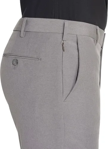 Vista 4 de Van Heusen - Pantalón de corte ajustado con frente plana elástica para hombre
