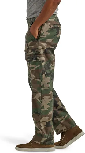 Vista 7 de Wrangler Authentics - Pantalón cargo, elástico y de corte holgado para hombre