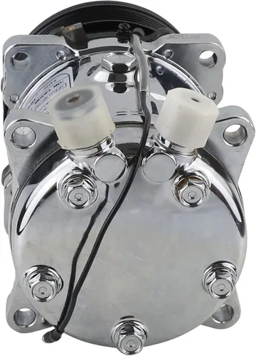 Vista 5 de Compresor universal del A/C con la correa serpentina del embrague de 6PK SD 508 5H14 R134A cromo