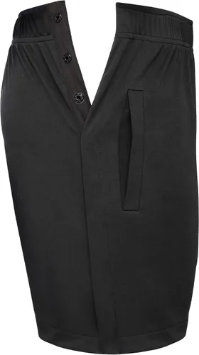 Vista 2 de Deyeek Pantalones cortos de recuperación de rodilla con bolsillos para hombre, pantalones cortos de recuperación atléticos con bolsillos