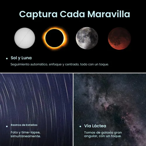 Vista 6 de DWARFLAB Mini telescopio inteligente enano - Telescopio de astronomía