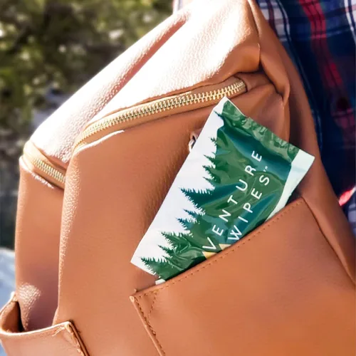 Vista 11 de Venture Wipes Toallitas corporales de aceite de árbol de té, toallitas de aventura para adultos, limpieza biodegradable con aloe y vitamina E