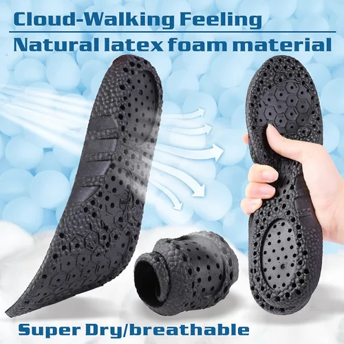 Vista 4 de ENOSKY Zapatos anchos para mujer, zapatos antideslizantes para mujer, zapatos de soporte de arco para mujer, zapatos deportivos hipersuaves