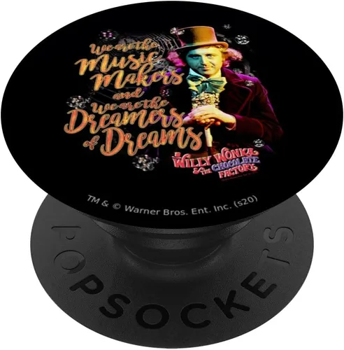 Vista 6 de Willy Wonka y la fábrica de chocolate los creadores de música PopSockets MagSafe PopGrip para iPhone