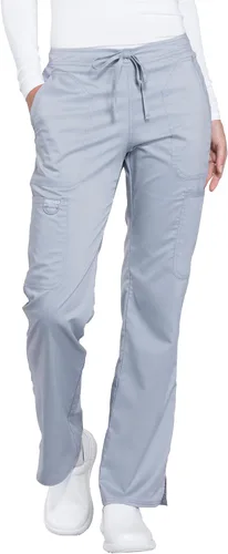 Vista 17 de Cherokee - Pantalones quirúrgicos elásticos Workwear Revolution WW120 para mujer, suaves y con cordón ajustable Negro