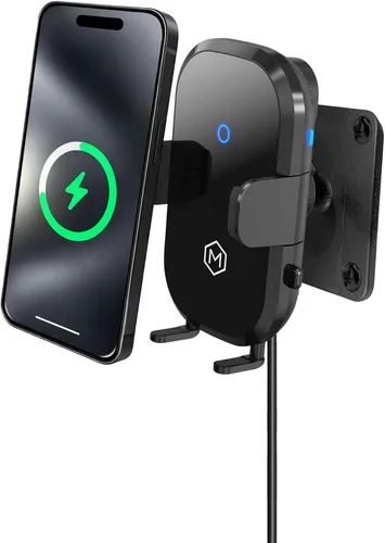 Vista 8 de Auto Scan - Cargador de coche inalámbrico rápido con ventosa ajustable multiángulo, carga inalámbrica de 15 W, escaneo automático, agarre ajustable