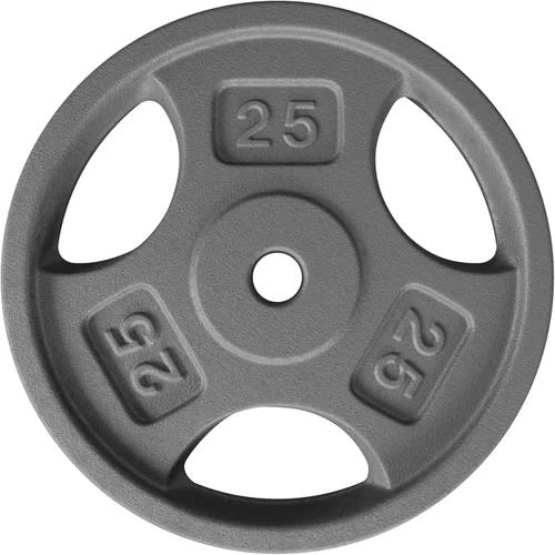 Vista 14 de Yes4All Placas de peso de agarre estándar de 1 pulgada, hierro fundido con varios tamaños de 2.5 libras a 35 libras para entrenamiento de fuerza