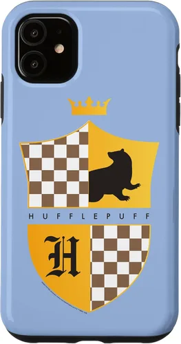 Vista 8 de Harry Potter Hufflepuff Checkered Shield Crest Case for iPhone 17