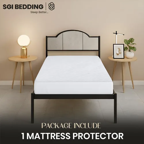 Vista 2 de SGI bedding Protector de colchón para literas de autocaravana de 24 x 72 pulgadas, súper suave, impermeable y transpirable, protector de colchón