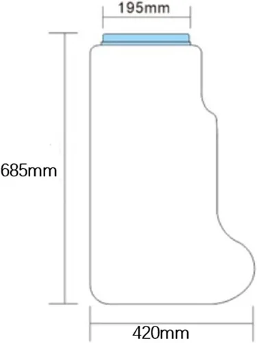 Vista 2 de Fundas de fundición para patas de ducha, funda fundida para piernas, funda de fundición, protector de heridas, impermeable, reutilizable, bolsa