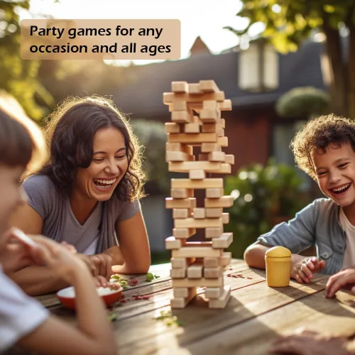 Vista 4 de 1step2dream Juego de torre de apilamiento español Juego de bloques bilingües para niños y adultos Perfecto para la familia, aula 54 comandos