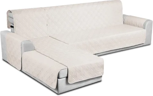 Vista 14 de TAOCOCO Fundas de Sofá Seccional 100% Impermeables en Forma de L, Fundas de Sofá de 3 Piezas, Funda de Chaise Lounge para Mascotas y Niños, Fundas
