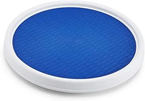 Vista 20 de Copco 5234754 Plato Giratorio Lazy Susan Antideslizante para Despensa, 12 Pulgadas, Blanco/Aguamarina