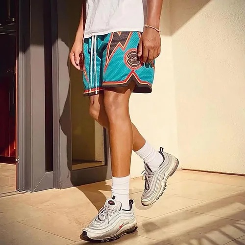 Vista 8 de BOOMLEMON Pantalones cortos de baloncesto para hombre, pantalones cortos de entrenamiento de gimnasio, pantalones cortos deportivos de malla
