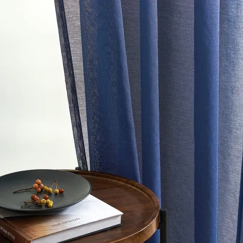 Vista 20 de MYSTIC-HOME Juego de cortinas de niveles transparentes blancas para cocina de 24 pulgadas de largo, tratamiento de cortinas para ventanas pequeñas