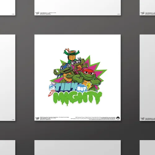 Vista 2 de Trends International Gallery Pops Nickelodeon Teenage Mutant Ninja Turtles: Mutant Mayhem - Póster de pared de mini mutantes pequeños pero Versión
