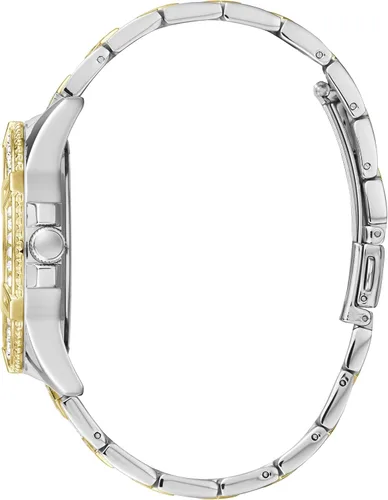 Vista 4 de Guess Lady Frontier Reloj de cuarzo con esfera dorada para mujer W1156L5, Oro, Reloj de cuarzo