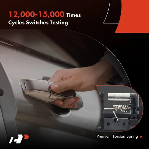 Vista 5 de A-Premium Manija de puerta exterior delantera izquierda del lado del conductor compatible con Toyota Tundra 2000-2003, Tundra 2004-2006 Pastilla