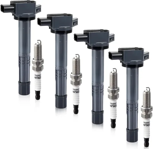 Vista 7 de Pindex Paquete de 6 bobinas de encendido UF242 y bujía de iridio doble 4503 compatibles con Honda Accord Odyssey Acura TL CL RL 3.0L 3.2L 3.5L V6