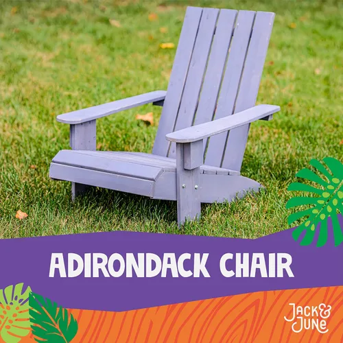 Vista 3 de Silla Adirondack de cedro Jack & June