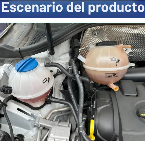 Vista 7 de 603-253 1K0121407A Tanque de depósito de refrigerante con tapa para Aud1 A3 Q3 TT RS3 y VW Jetta Passat Golf GTI Beetle CC Eos Rabbit