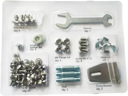 Vista 2 de Juego de pernos maestros de calentador de propano pirámide para exteriores, juego de accesorios de repuesto para calentador de patio de tubo
