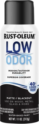 Vista 75 de Rust-Oleum - Pintura en aerosol prémium de bajo olor, gris ancla brillante Olor 40% menor que las pinturas en aerosol tradicionales, durabilidad