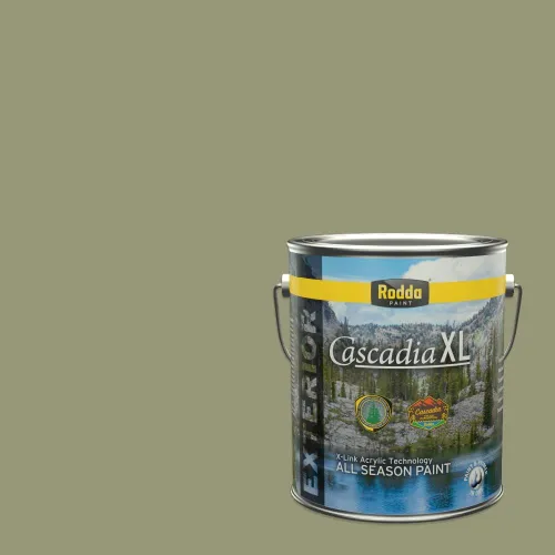 Vista 129 de Rodda Paint CASCADIA XL - Pintura e imprimación satinada para exteriores en uno, cuarto de galón, azul Madonna