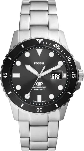 Vista 20 de Fossil Men's Watch, Blue Quartz Stainless Steel Dive-Inpired Watch for Men