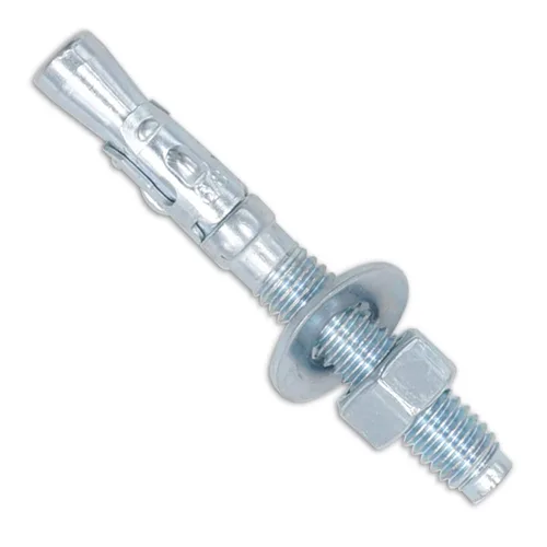 Vista 9 de Anclaje de cuña de 1/2" x 3-3/4", anclajes de hormigón chapados en zinc, sujetadores de pernos de expansión resistentes para ladrillos/bloques
