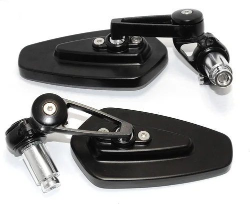 Vista 4 de Espejos negros para motocicleta de 7/8 pulgadas para Yamaha FZ09 FZ07 2015-2017 para Kawasaki Z1000 / Z750 / ER-6F / ER-6N para CB1000R para Suzuki