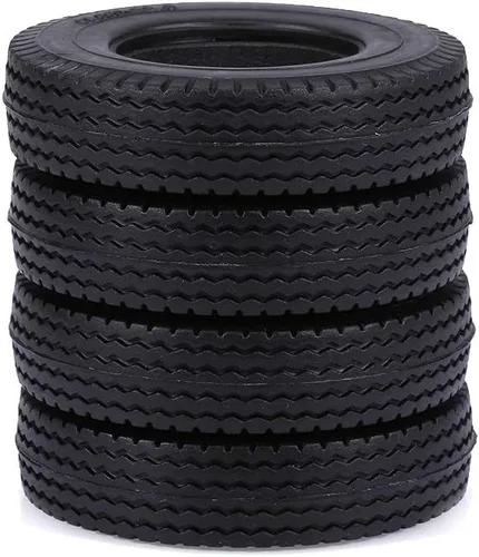 Vista 9 de GoolRC Neumáticos de goma para coche de remolque de 1/14 Tamiya Tractor Truck RC Climber Trailer