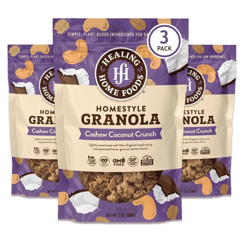 Vista 13 de Granola de trozos de mantequilla de almendras con azúcar reducida