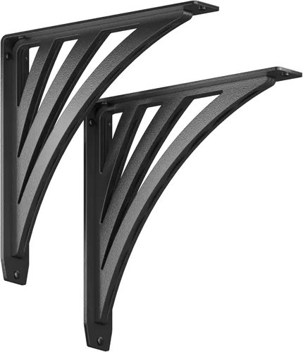 Vista 12 de Starby Lucca Designer Series - Soportes decorativos resistentes de servicio pesado para repisas de chimenea y encimeras. Ménsulas bellamente