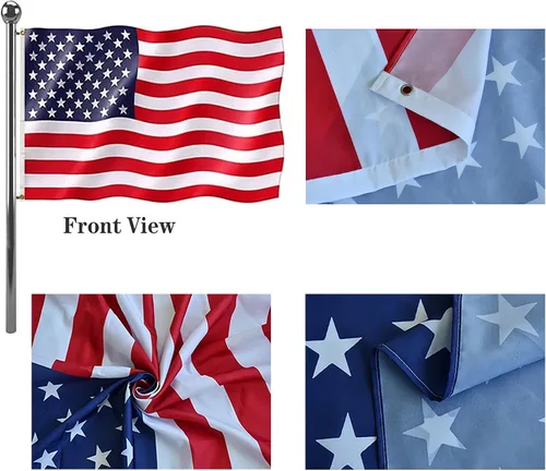Vista 5 de YongFoto Bandera de Columbia de 1 x 1.5 pies, bandera nacional colombiana para celebraciones al aire libre, hogar, jardín, porche, fiesta, banderas