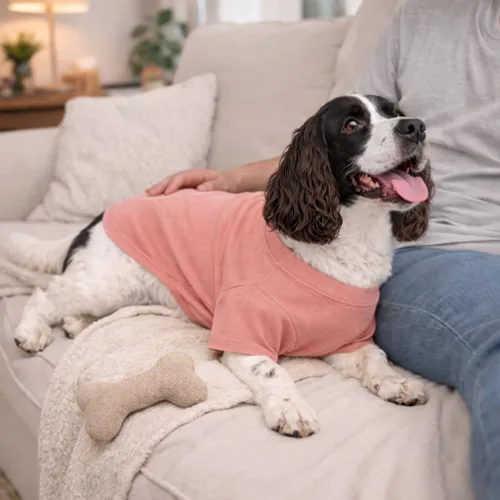 Vista 64 de Lovelonglong 2019 - Ropa para mascotas, Disfraces para Perro, Ropa Camisetas en blanco para Perros Grande Medianos Pequeños 100% Algodón 18