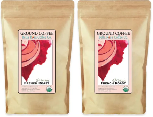 Vista 6 de Tostado francés orgánico, 12 oz. Café molido fresco