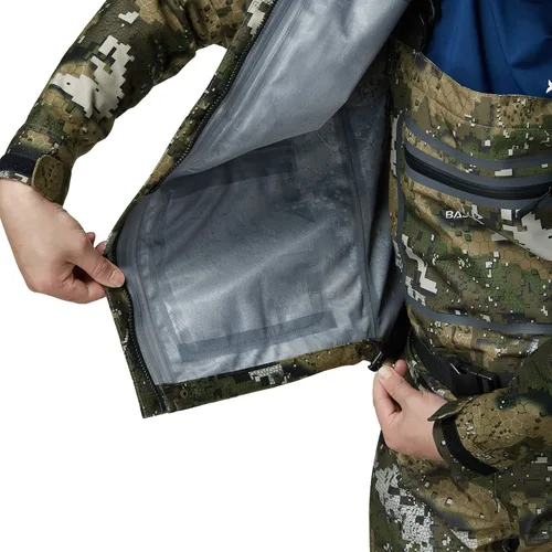 Vista 5 de BASSDASH Walker - Chaquetas transpirables e impermeables para pesca y caza con tela exterior silenciosa para hombres y mujeres en 7 tamaños