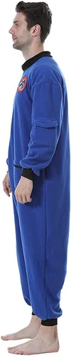 Vista 5 de EraSpooky Pijama unisex de astronauta para adultos, disfraz espacial de una pieza