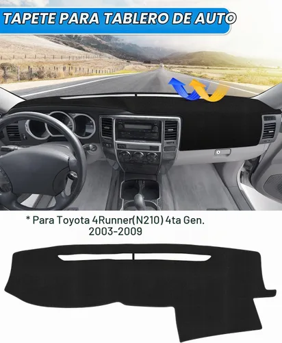 Vista 3 de CARTIST Cubierta para Tablero Compatible con Toyota 4Runner 2003 2004 2005 2006 2007 2008 2009 Accesorios Cubierta de Tablero Alfombra