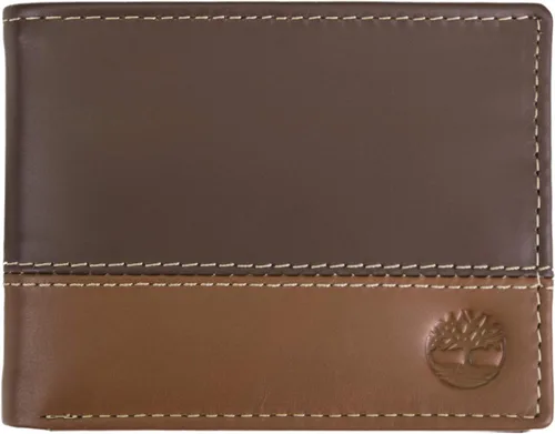 Vista 13 de Timberland Men's Leather Passcase Bifold Wallet Hybrid