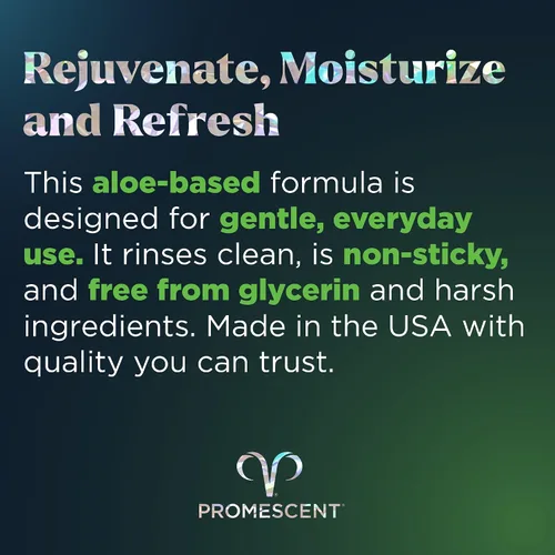 Vista 5 de Promescent Lubricante orgánico de aloe para sexo con ingredientes naturales, gel sexual lubricante personal premium para parejas, seguro