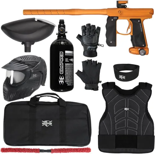 Vista 3 de Action Village Empire Mini GS TP Level 2 Kit de pistola de paintball protector