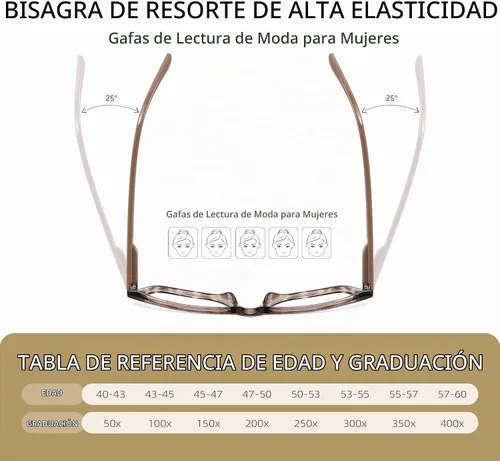 Vista 5 de Cateye Reading Glasses for Women - Mocha Muse Tortuga de cacao